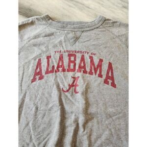 University of Alabama Crimson Tide Sweatshirt Alta Gracia Gray Crew Neck XL‎